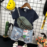 Baby Boys Stylish 2Pc T-Shirt & Shorts Set. Ages 2-6years