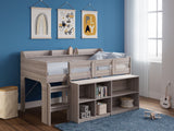 Kids Modern Style Hamilton Loft Convertible Bed