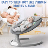 Electric Baby Swings with bluetooth Music Remote Control