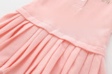 Baby Girls Pleated Mini Dress.