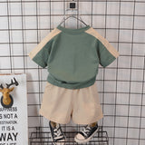 Boys Fashion T-Shirt & Shorts Set