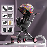 Modern Eggshell Style Portable Baby Stroller With Aluminum Frame. 3M~3Yrs