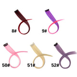 5PC Synthetic Clip-In Color Hair Extensions.