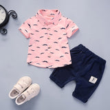 Boys 2pc Summer Sets. Polo Shirts & Shorts, 12M-5T