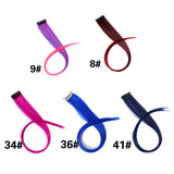 5PC Synthetic Clip-In Color Hair Extensions.