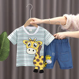 Boys 2Pc Summer Fun T-Shirt & Shorts Sets