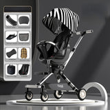 Modern Eggshell Style Portable Baby Stroller With Aluminum Frame. 3M~3Yrs