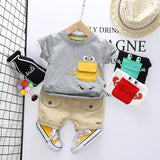 Baby Boys 2Pc Short-sleeved T-shirt & Shorts Set. Ages 12M-4T