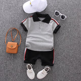 Baby Boys 2Pc Polo Shirt & Shorts Set. Ages 12M-5T