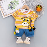 Boys 2Pc Summer Fun T-Shirt & Shorts Sets