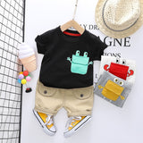 Baby Boys 2Pc Short-sleeved T-shirt & Shorts Set. Ages 12M-4T