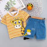 Boys 2Pc Summer Fun T-Shirt & Shorts Sets