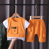 Baby Boys T-Shirts & Shorts 2Pcs Sets. Ages 9m-5 Years