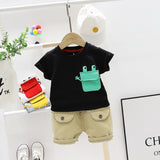 Baby Boys 2Pc Short-sleeved T-shirt & Shorts Set. Ages 12M-4T