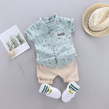 Baby Boy Summer Fashion. Shirt & Shorts 2-Piece Set, Ages 12M-4T