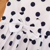 Girls Elegant Polkadot Summer Dress. Ages 4T-12Yrs