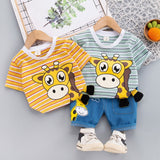 Boys 2Pc Summer Fun T-Shirt & Shorts Sets