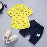 Boys 2pc Summer Sets. Polo Shirts & Shorts, 12M-5T