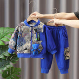 Kid's Cute Baby Bear 2Pc, Zip Up Sweater Jacket & Pants Set.