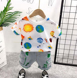 Baby Boys Stylish 2Pc T-Shirt & Shorts Set. Ages 2-6years