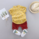 Baby Boy Summer Fashion. Shirt & Shorts 2-Piece Set, Ages 12M-4T