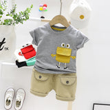 Baby Boys 2Pc Short-sleeved T-shirt & Shorts Set. Ages 12M-4T