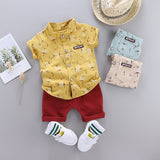 Baby Boy Summer Fashion. Shirt & Shorts 2-Piece Set, Ages 12M-4T