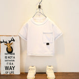 Boy's 2pc, T-shirt & Denim Shorts Summer set.