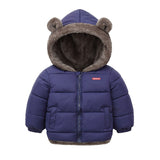 Winter Infant Boys Jacket Coat Thick Kids Warm Light Down Coat Children Zipper Hooded Outwear Costume For 2-10 Years