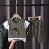 Baby Boys T-Shirts & Shorts 2Pcs Sets. Ages 9m-5 Years