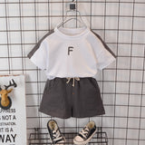 Boys Fashion T-Shirt & Shorts Set