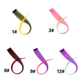 5PC Synthetic Clip-In Color Hair Extensions.