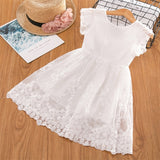 Girls Lacey Summer Dresses. Ages 3T-8Yrs