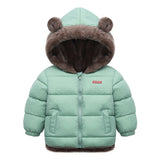 Winter Infant Boys Jacket Coat Thick Kids Warm Light Down Coat Children Zipper Hooded Outwear Costume For 2-10 Years