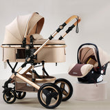 New Luxury 3 in 1 Multifunctional & Portable Baby Stroller/Carriage