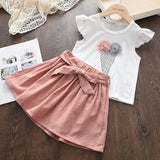 Baby Girls Chic and Trendy 2Pc Summer Sets. (Several Styles To Choose From)