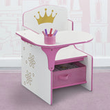 Princess Crown Desk with Storage Bin
