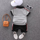 Baby Boys 2Pc Polo Shirt & Shorts Set. Ages 12M-5T