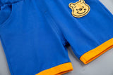 2-Piece Summer Cartoon Polo Shirt & Shorts Set. Ages 12M-5T