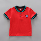 Boys 2Pc Short-sleeve Polo & Shorts Summer Set.