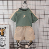 Boys Fashion T-Shirt & Shorts Set