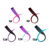 5PC Synthetic Clip-In Color Hair Extensions.