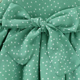 Girls Classy Sleeveless Bow Sash Summer Dress.