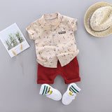 Baby Boy Summer Fashion. Shirt & Shorts 2-Piece Set, Ages 12M-4T