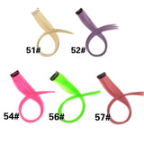 5PC Synthetic Clip-In Color Hair Extensions.