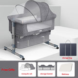 Washable New Born Bed Portable Removable Crib  Adjustment  Big Bed Foldable Cradle