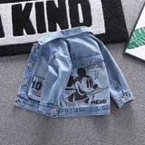 Mickey Mouse Denim Jacket and Sleeveless Vests