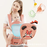 3 in 1 Ergonomic 360° Soft Baby Carrier, Baby Sling Comfortable Adjustable Positions, Fits All Newborn Toddler,HipSeat Infant Carrier, All Seasons,Perfect for Hiking Shopping Traveling